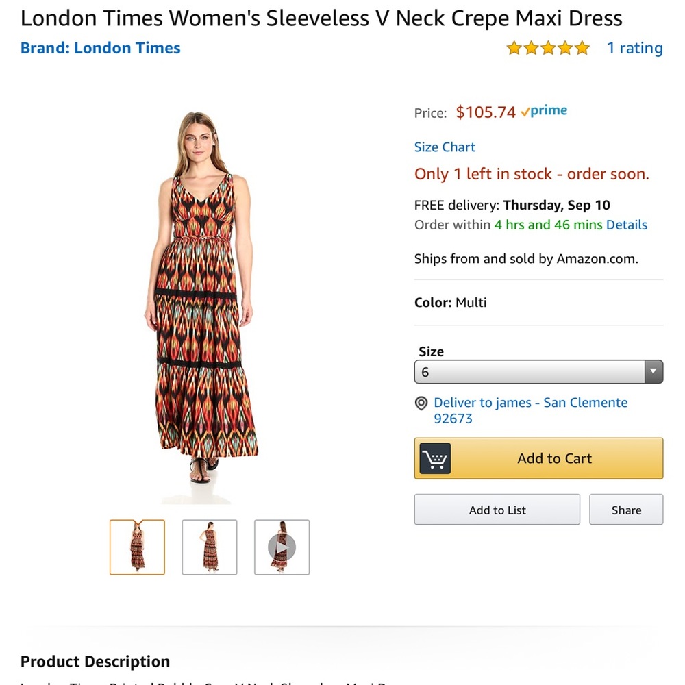 Casual or dressy maxi dress